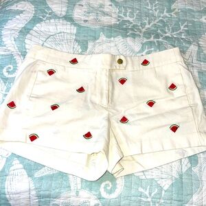 J. Crew size 10 watermelon shorts